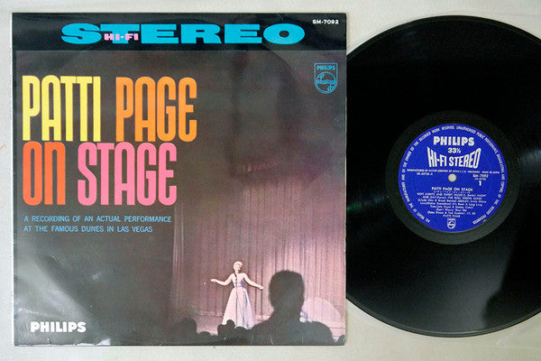 Patti Page - Patti Page On Stage (Vinyl, LP, Stereo) Very Good Plus (VG+) / Very Good (VG)