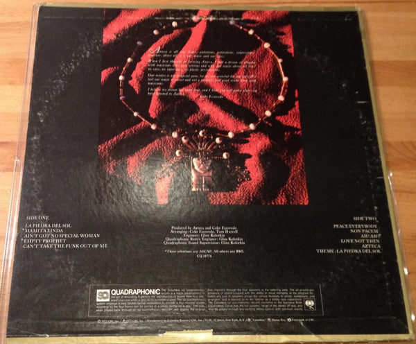 Azteca - Azteca (Vinyl, LP, Album, Quadraphonic) Very Good (VG) / Good (G)
