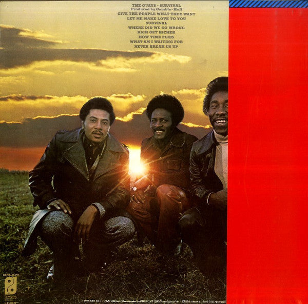 The O'Jays - Survival (Vinyl, LP, Album, Stereo) Good Plus (G+) / Fair (F)