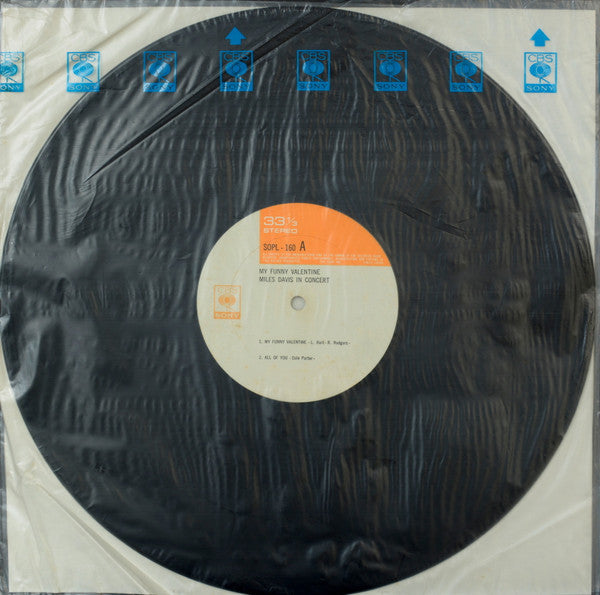 Miles Davis - My Funny Valentine - Miles Davis In Concert (Vinyl, LP, Album, Reissue, Stereo) Very Good Plus (VG+) / Very Good (VG)