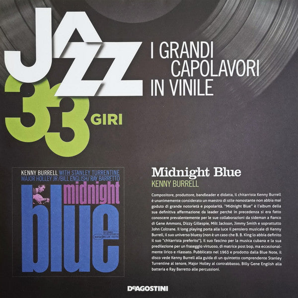 Kenny Burrell - Midnight Blue (Vinyl, LP, Album, Reissue, Stereo) Very Good Plus (VG+) / Very Good Plus (VG+)