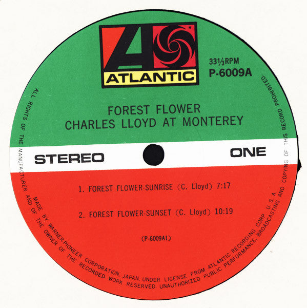 Charles Lloyd - Forest Flower (Vinyl, LP, Album, Reissue)