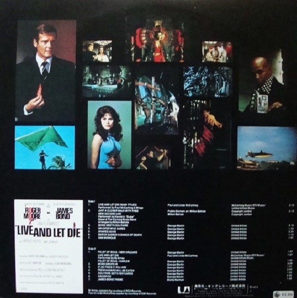 Various - 007/Live And Let Die (Original Motion Picture Soundtrack) (Vinyl, LP, Album) Very Good (VG) / Good Plus (G+)