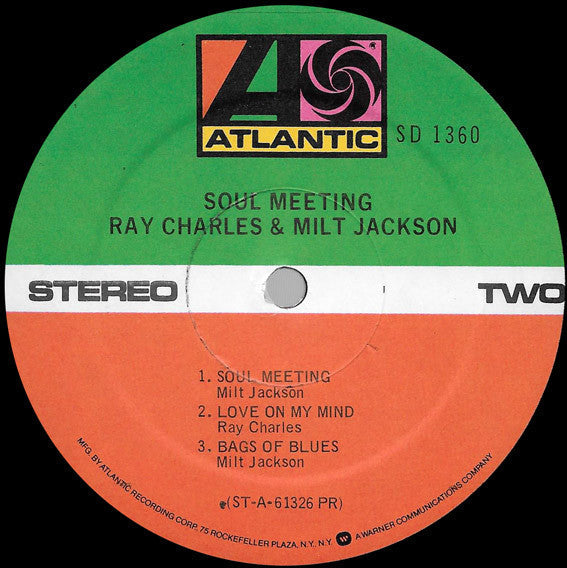 Ray Charles - Soul Meeting (Vinyl, LP, Album, Reissue, Stereo) Very Good Plus (VG+) / Very Good (VG)