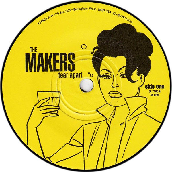 The Makers - Tear Your World Apart (2xVinyl, 7", 45 RPM) Very Good (VG) / Very Good (VG)