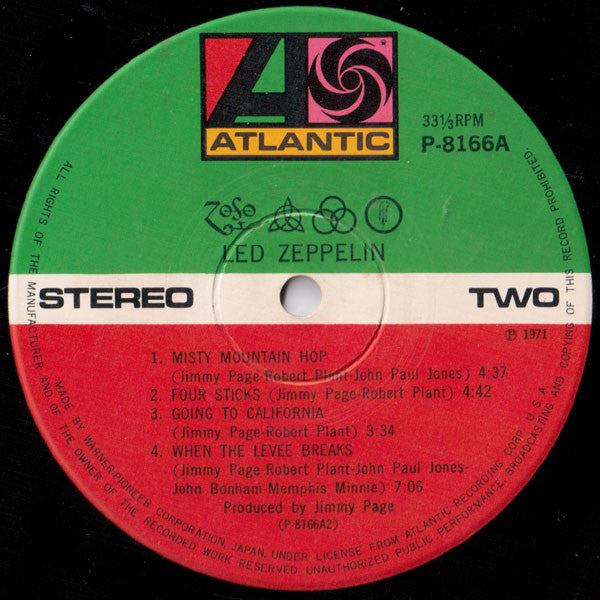 Led Zeppelin - Untitled (Vinyl, LP, Album, Reissue)