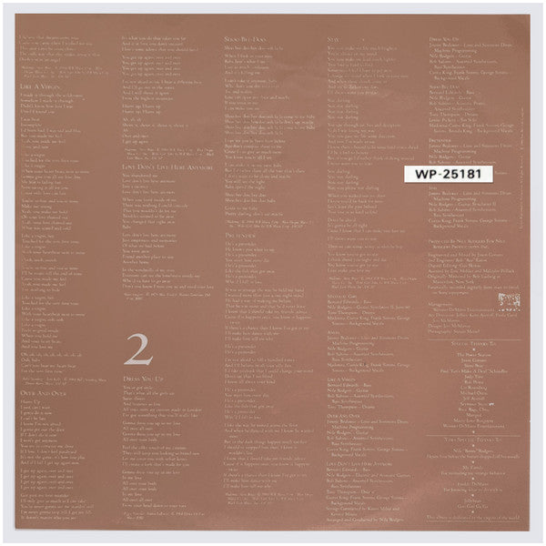 Madonna - Like A Virgin (Vinyl, LP, Album, Limited Edition, Picture Disc) Very Good Plus (VG+) / Generic