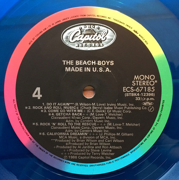 The Beach Boys - Made In USA (2xVinyl, LP, Compilation, Stereo, Mono) Very Good Plus (VG+) / Very Good Plus (VG+)