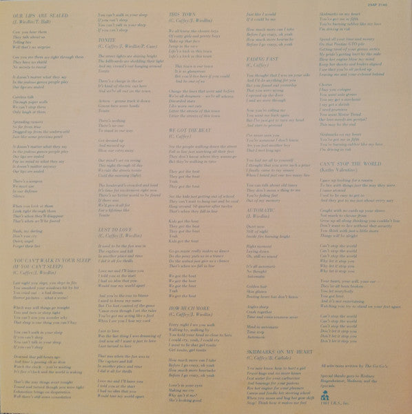 Go-Go's - Beauty And The Beat = ビューティ・アンド・ザ・ビート (Vinyl, LP, Album)