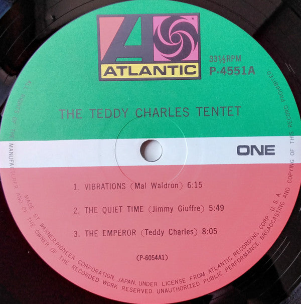 The Teddy Charles Tentet - The Teddy Charles Tentet (Vinyl, LP, Album, Reissue, Mono) Very Good Plus (VG+) / Very Good Plus (VG+)