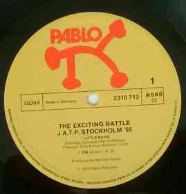 Various - The Exciting Battle J.A.T.P. Stockholm ’55 (Vinyl, LP, Album) Very Good Plus (VG+) / Very Good Plus (VG+)