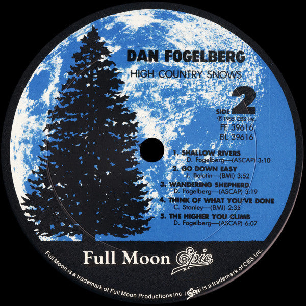 Dan Fogelberg - High Country Snows (Vinyl, LP, Album) Very Good (VG) / Very Good Plus (VG+)