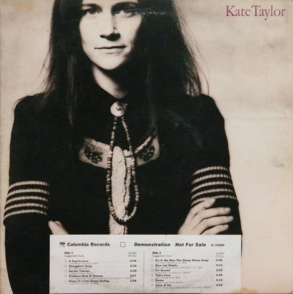 Kate Taylor - Kate Taylor (Vinyl, LP, Album, Promo) Very Good (VG) / Very Good (VG)