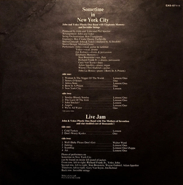 John Lennon & Yoko Ono - Some Time In New York City (Vinyl, LP, Album)