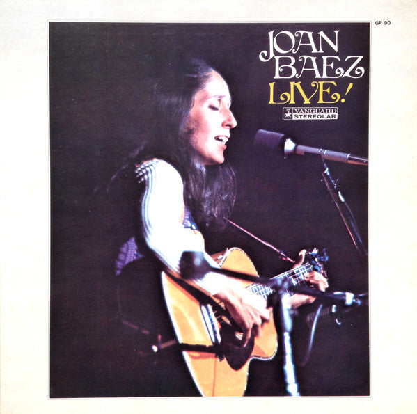 Joan Baez - Live! (Vinyl, LP, Album) Very Good Plus (VG+) / Very Good Plus (VG+)