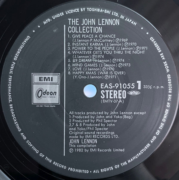 John Lennon - The John Lennon Collection (Vinyl, LP, Compilation, S...
