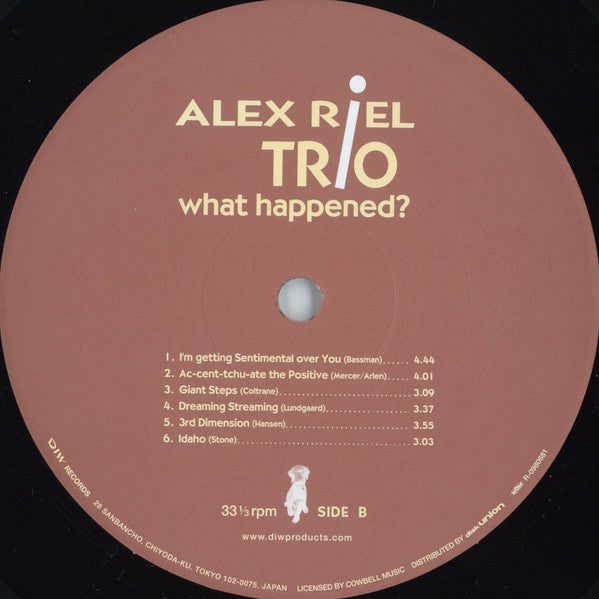 Alex Riel Trio - What Happened? (Vinyl, LP, Album, Limited Edition) Near Mint (NM or M-) / Near Mint (NM or M-)