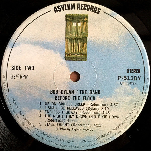 Bob Dylan - Before The Flood (Vinyl, LP, Album)