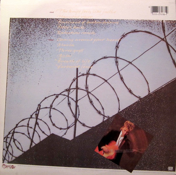 Brian Setzer - The Knife Feels Like Justice (Vinyl, LP, Album) Very Good (VG) / Very Good (VG)