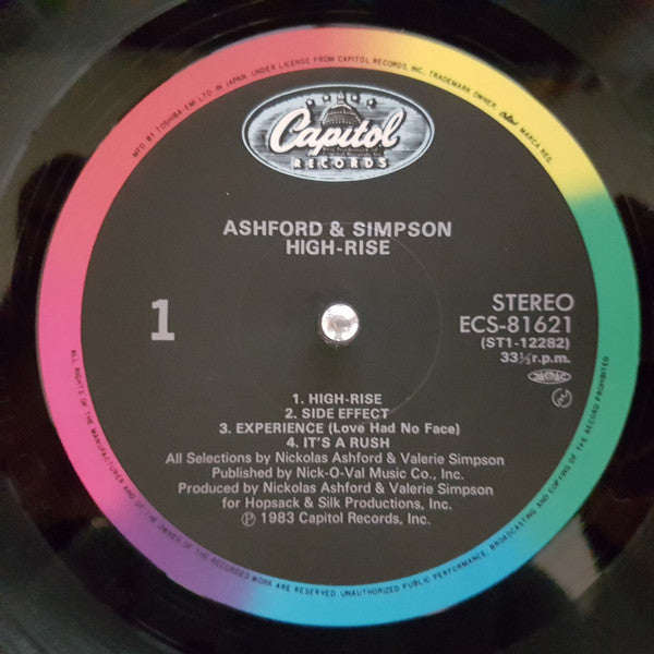 Ashford & Simpson - High-Rise (Vinyl, LP, Album) Very Good Plus (VG+) / Good Plus (G+)