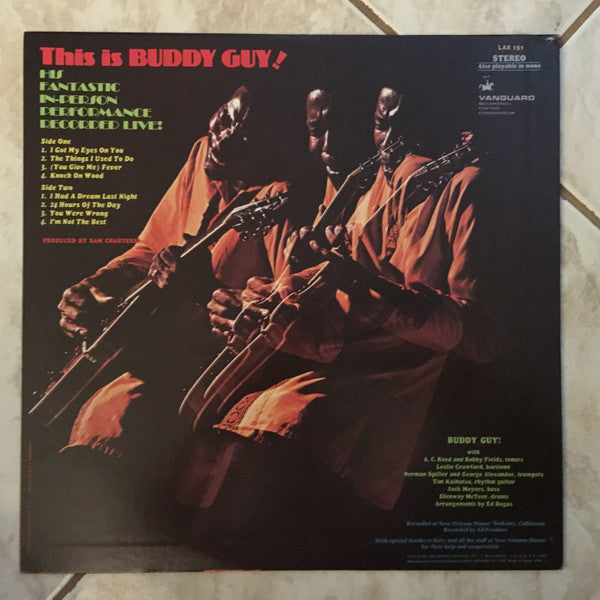 Buddy Guy - This Is Buddy Guy! (Vinyl, LP, Album, Reissue, Stereo) Very Good Plus (VG+) / Very Good Plus (VG+)