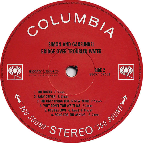 Simon & Garfunkel - Bridge Over Troubled Water (Vinyl, LP, Album, Reissue, Stereo) Very Good Plus (VG+) / Very Good Plus (VG+)