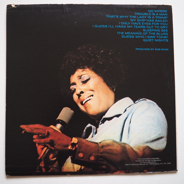 Carmen McRae - Live And Doin' It (Vinyl, LP, Album) Very Good (VG) / Good Plus (G+)