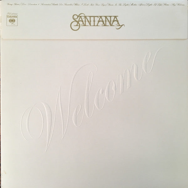 Santana - Welcome (Vinyl, LP, Album, Stereo) Very Good (VG) / Very Good (VG)