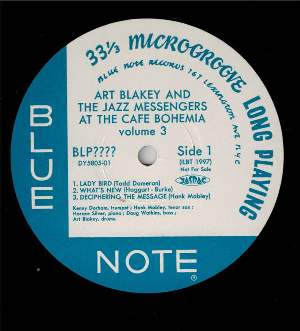 Art Blakey & The Jazz Messengers - At The Cafe Bohemia Volume 3 (Vi...