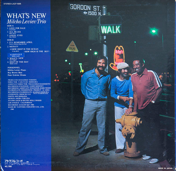 Milcho Leviev Trio - What's New (Vinyl, LP, Album) Near Mint (NM or M-) / Very Good Plus (VG+)