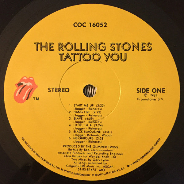 The Rolling Stones - Tattoo You (Vinyl, LP, Album)