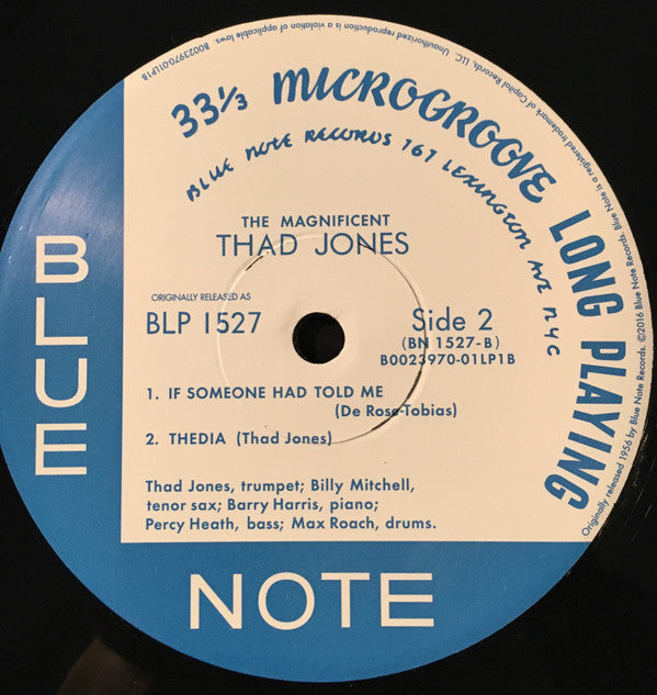 Thad Jones - The Magnificent Thad Jones (Vinyl, LP, Album, Limited Edition, Reissue, Mono) Very Good Plus (VG+) / Near Mint (NM or M-)