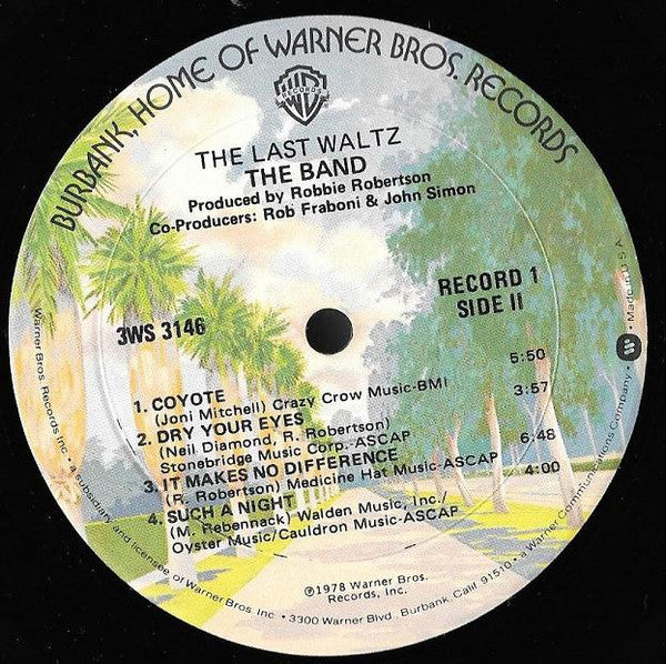 The Band - The Last Waltz (Vinyl, LP, Album, Stereo)