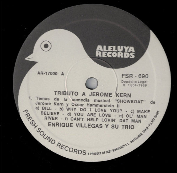 Enrique Villegas - Tributo  A Jerome Kern (Vinyl, LP, Album, Reissue) Very Good (VG) / Very Good Plus (VG+)