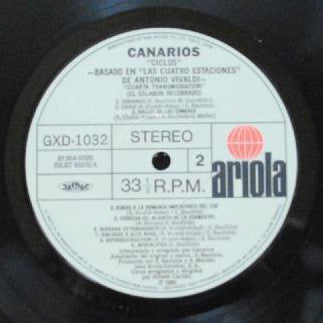 Canarios - Ciclos (2xVinyl, LP, Album, Reissue) Near Mint (NM or M-) / Very Good Plus (VG+)