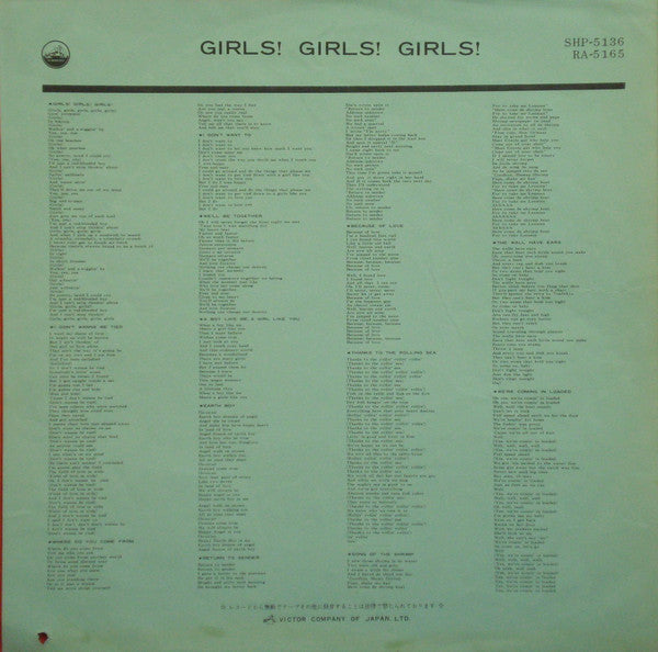 Elvis Presley - Girls! Girls! Girls! (Vinyl, LP, Album, Stereo)