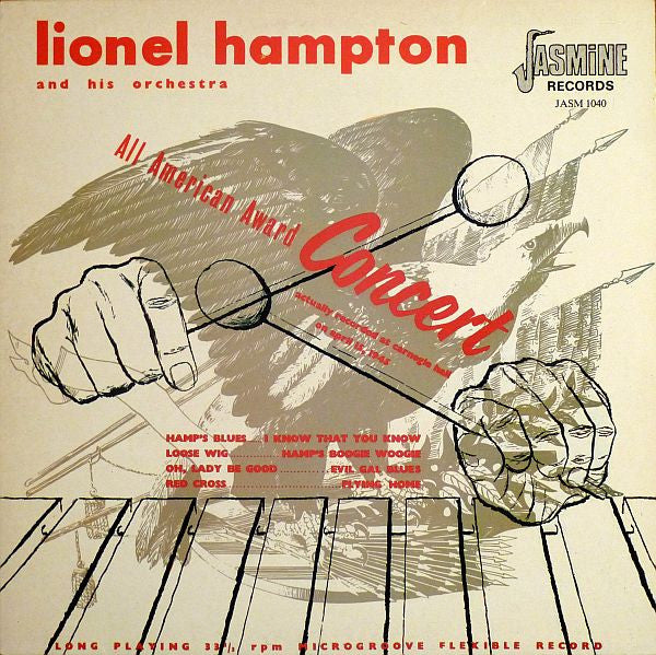 Lionel Hampton And His Orchestra - All American Award Concert (Vinyl, LP, Album, Mono, Reissue) Very Good Plus (VG+) / Very Good Plus (VG+)