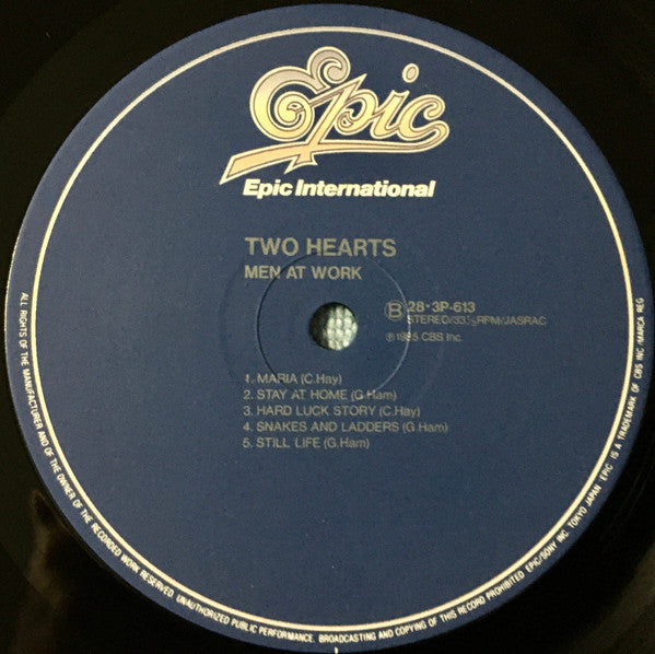 Men At Work - Two Hearts (Vinyl, LP, Album)
