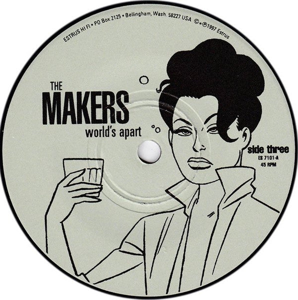 The Makers - Tear Your World Apart (2xVinyl, 7", 45 RPM) Very Good (VG) / Very Good (VG)