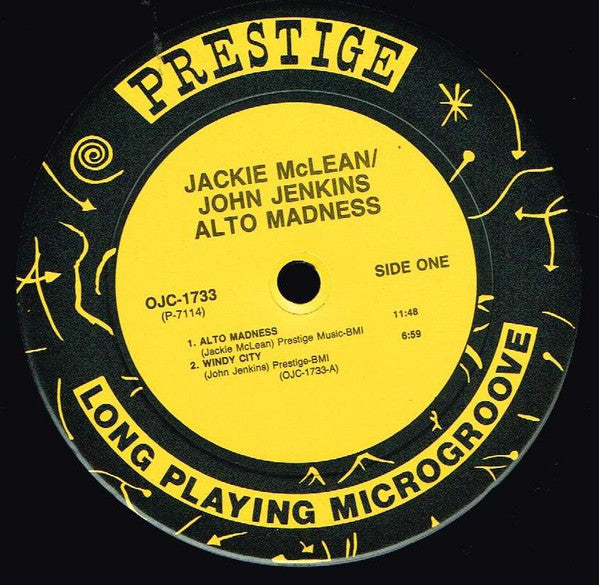 Jackie McLean - Alto Madness (Vinyl, LP, Album, Reissue, Stereo)