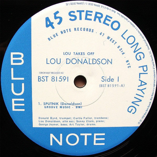 Lou Donaldson - Lou Takes Off (2xVinyl, 12", 45 RPM, Album, Limited Edition, Numbered, Reissue, Stereo) Very Good Plus (VG+) / Near Mint (NM or M-)