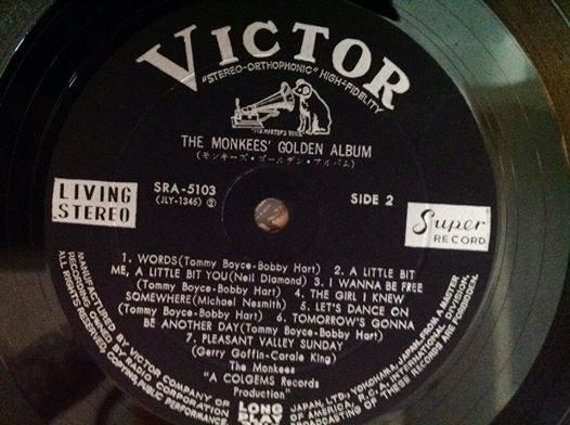 The Monkees - Golden Album (Vinyl, LP, Compilation) Good Plus (G+) / Fair (F)