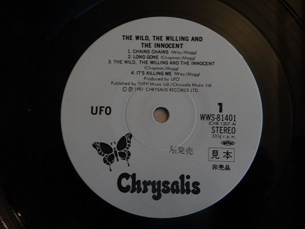 UFO (5) - The Wild, The Willing And The Innocent (Vinyl, LP, Album, Promo) Near Mint (NM or M-) / Very Good (VG)