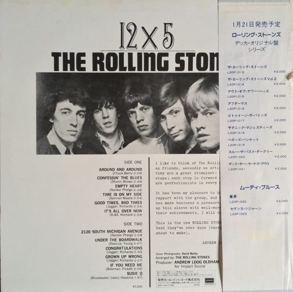 The Rolling Stones - 12 X 5 (Vinyl, LP, Album, Reissue, Mono) Near Mint (NM or M-) / Very Good Plus (VG+)