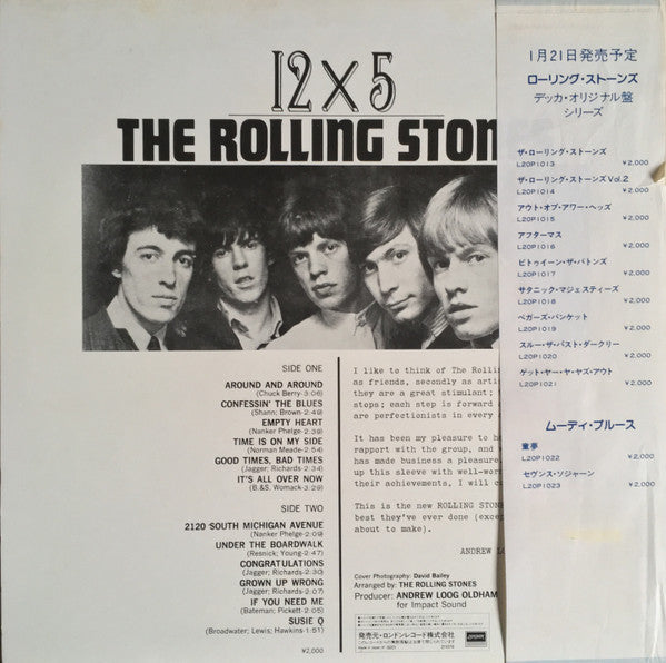 The Rolling Stones - 12 X 5 (Vinyl, LP, Album, Reissue, Mono) Near Mint (NM or M-) / Very Good Plus (VG+)