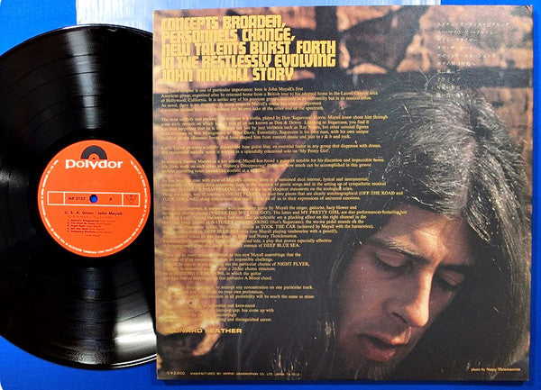 John Mayall - USA Union (Vinyl, LP, Album) Very Good (VG) / Very Good Plus (VG+)