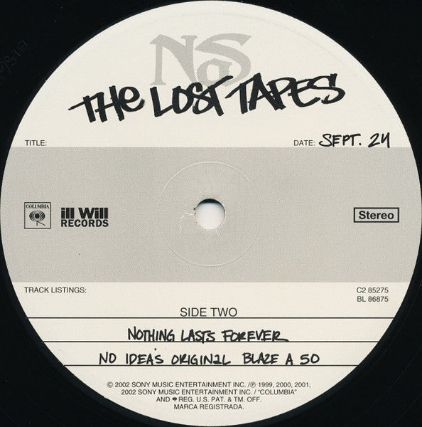 Nas - The Lost Tapes (2xVinyl, LP, Album) Very Good (VG) / Very Good (VG)