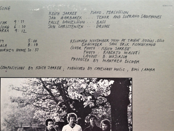 Keith Jarrett - My Song (Vinyl, LP, Album) Very Good (VG) / Very Good (VG)