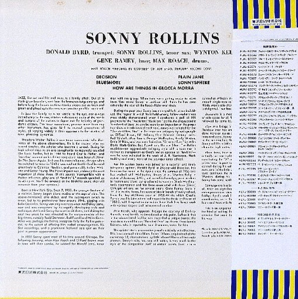 Sonny Rollins - Sonny Rollins (Vinyl, LP, Album, Reissue) Near Mint (NM or M-) / Good (G)