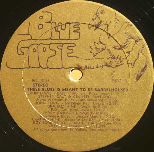 Various - These Blues Is Meant To Be Barrelhoused (Vinyl, LP, Stereo) Good Plus (G+) / Good Plus (G+)